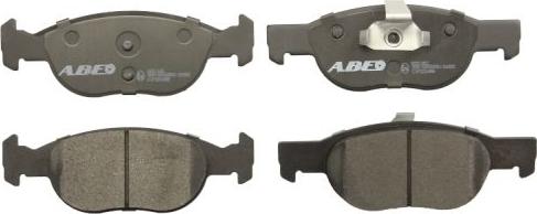 ABE C1F022ABE - Тормозные колодки, дисковые, комплект www.autospares.lv