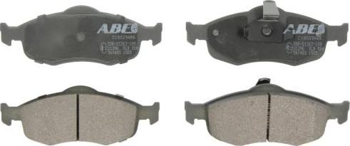 ABE C1G029ABE - Bremžu uzliku kompl., Disku bremzes www.autospares.lv