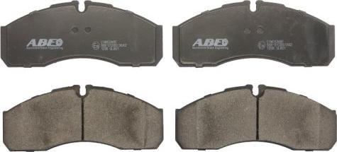 ABE C1M053ABE - Тормозные колодки, дисковые, комплект www.autospares.lv