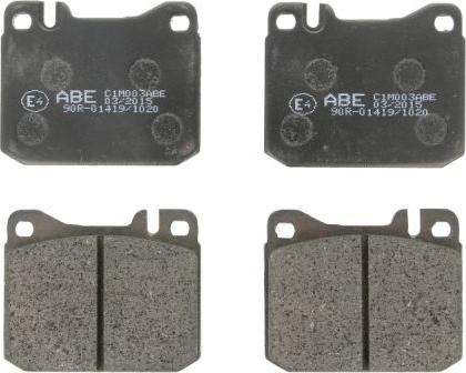 ABE C1M003ABE - Bremžu uzliku kompl., Disku bremzes www.autospares.lv