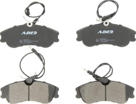 ABE C1P025ABE - Brake Pad Set, disc brake www.autospares.lv