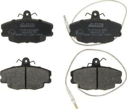 ABE C1R000ABE - Brake Pad Set, disc brake www.autospares.lv