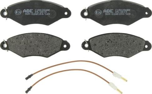 ABE C1R028ABE - Brake Pad Set, disc brake www.autospares.lv