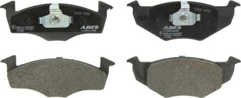 ABE C1W034ABE - Brake Pad Set, disc brake www.autospares.lv