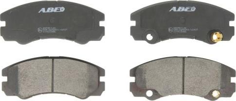 ABE C1X015ABE - Bremžu uzliku kompl., Disku bremzes www.autospares.lv