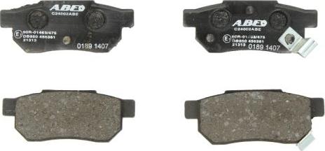 ABE C24002ABE - Brake Pad Set, disc brake www.autospares.lv