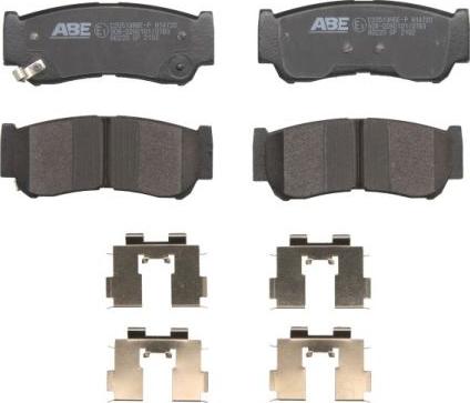 ABE C20513ABE-P - Brake Pad Set, disc brake www.autospares.lv