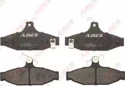 ABE C20003ABE - Bremžu uzliku kompl., Disku bremzes www.autospares.lv