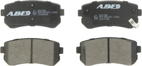 ABE C20308ABE - Тормозные колодки, дисковые, комплект www.autospares.lv