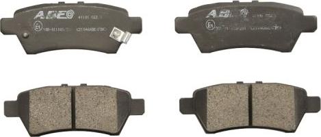 ABE C21046ABE - Brake Pad Set, disc brake www.autospares.lv