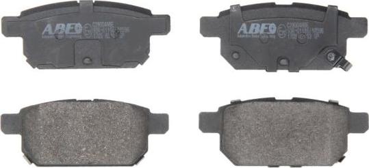 ABE C28004ABE - Brake Pad Set, disc brake www.autospares.lv