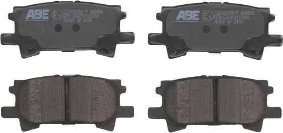 ABE C22032ABE-P - Bremžu uzliku kompl., Disku bremzes www.autospares.lv