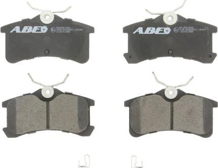 ABE C22021ABE - Brake Pad Set, disc brake www.autospares.lv