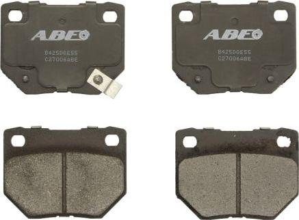 ABE C27006ABE - Brake Pad Set, disc brake www.autospares.lv