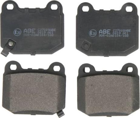 ABE C27008ABE - Brake Pad Set, disc brake www.autospares.lv