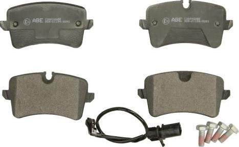 ABE C2A006ABE - Brake Pad Set, disc brake www.autospares.lv