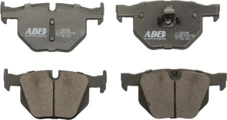 ABE C2B020ABE - Тормозные колодки, дисковые, комплект www.autospares.lv