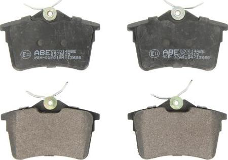 ABE C2C014ABE - Bremžu uzliku kompl., Disku bremzes www.autospares.lv