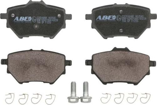 ABE C2C016ABE - Bremžu uzliku kompl., Disku bremzes www.autospares.lv