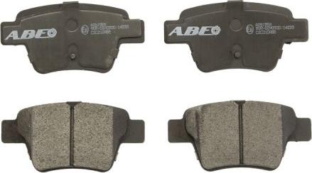 ABE C2C010ABE - Тормозные колодки, дисковые, комплект www.autospares.lv