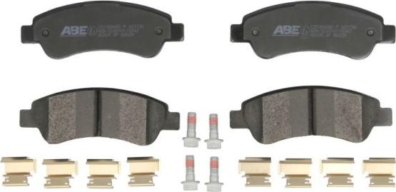 ABE C2F009ABE-P - Тормозные колодки, дисковые, комплект www.autospares.lv