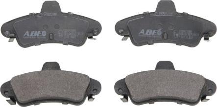 ABE C2G012ABE - Bremžu uzliku kompl., Disku bremzes www.autospares.lv