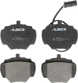 ABE C2I000ABE - Тормозные колодки, дисковые, комплект www.autospares.lv