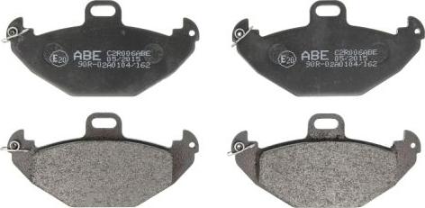 ABE C2R006ABE - Brake Pad Set, disc brake www.autospares.lv