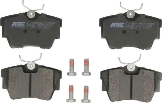 ABE C2R011ABE-P - Bremžu uzliku kompl., Disku bremzes www.autospares.lv