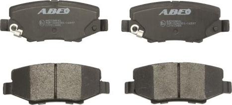 ABE C2Y013ABE - Тормозные колодки, дисковые, комплект www.autospares.lv