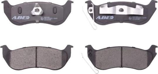 ABE C2Y022ABE - Тормозные колодки, дисковые, комплект www.autospares.lv