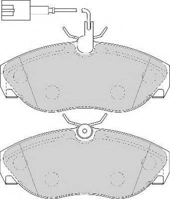 ABEX AVR118 - Brake Pad Set, disc brake www.autospares.lv