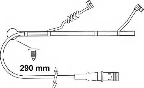 ABEX FAI164 - Indikators, Bremžu uzliku nodilums www.autospares.lv