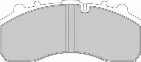 ABEX G6959HD - Brake Pad Set, disc brake www.autospares.lv