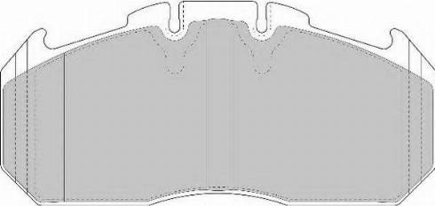 Lucas Electrical GDB5086 - Brake Pad Set, disc brake www.autospares.lv