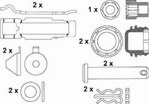 ABEX G6980PTS - Brake Pad Set, disc brake www.autospares.lv