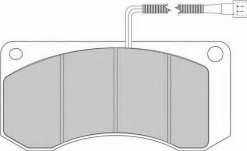 ABEX G6611 - Brake Pad Set, disc brake www.autospares.lv