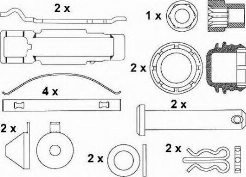 ABEX G6843FE - Bremžu uzliku kompl., Disku bremzes www.autospares.lv