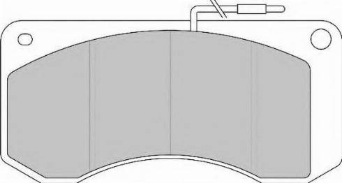 ABEX G6396 - Brake Pad Set, disc brake www.autospares.lv