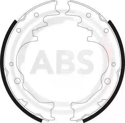 A.B.S. 9051 - Bremžu loku komplekts www.autospares.lv