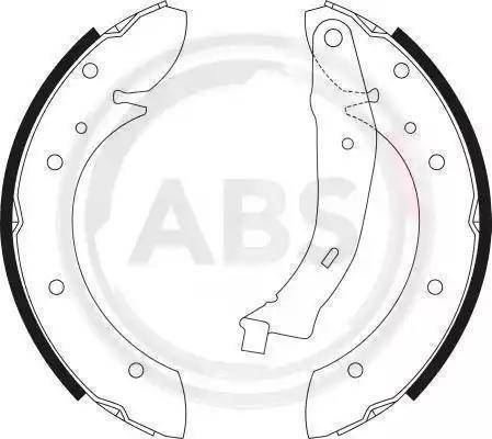 RIDER RD.2638.GS8635 - Brake Shoe Set www.autospares.lv