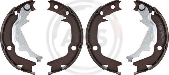 A.B.S. 9198 - Brake Shoe Set, parking brake www.autospares.lv