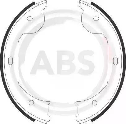 A.B.S. 9108 - Bremžu loku kompl., Stāvbremze www.autospares.lv