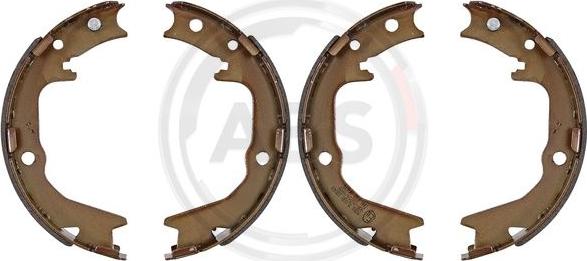 A.B.S. 9181 - Brake Shoe Set, parking brake www.autospares.lv