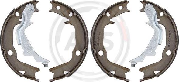 A.B.S. 9281 - Brake Shoe Set, parking brake www.autospares.lv