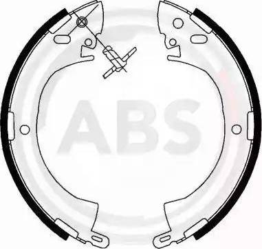 A.B.S. 40524 - Bremžu loku komplekts www.autospares.lv