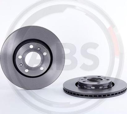 A.B.S. 09.9908.21 - Brake Disc www.autospares.lv