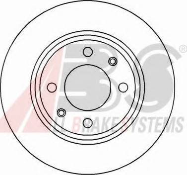 A.B.S. 15841 OE - Bremžu diski www.autospares.lv