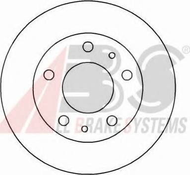 A.B.S. 16292 OE - Bremžu diski www.autospares.lv