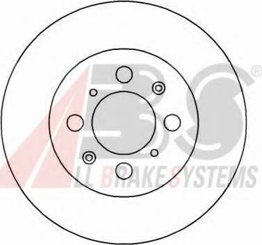 A.B.S. 16059 OE - Bremžu diski www.autospares.lv